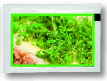 Samentütchen Kresse 80 x 55 mm