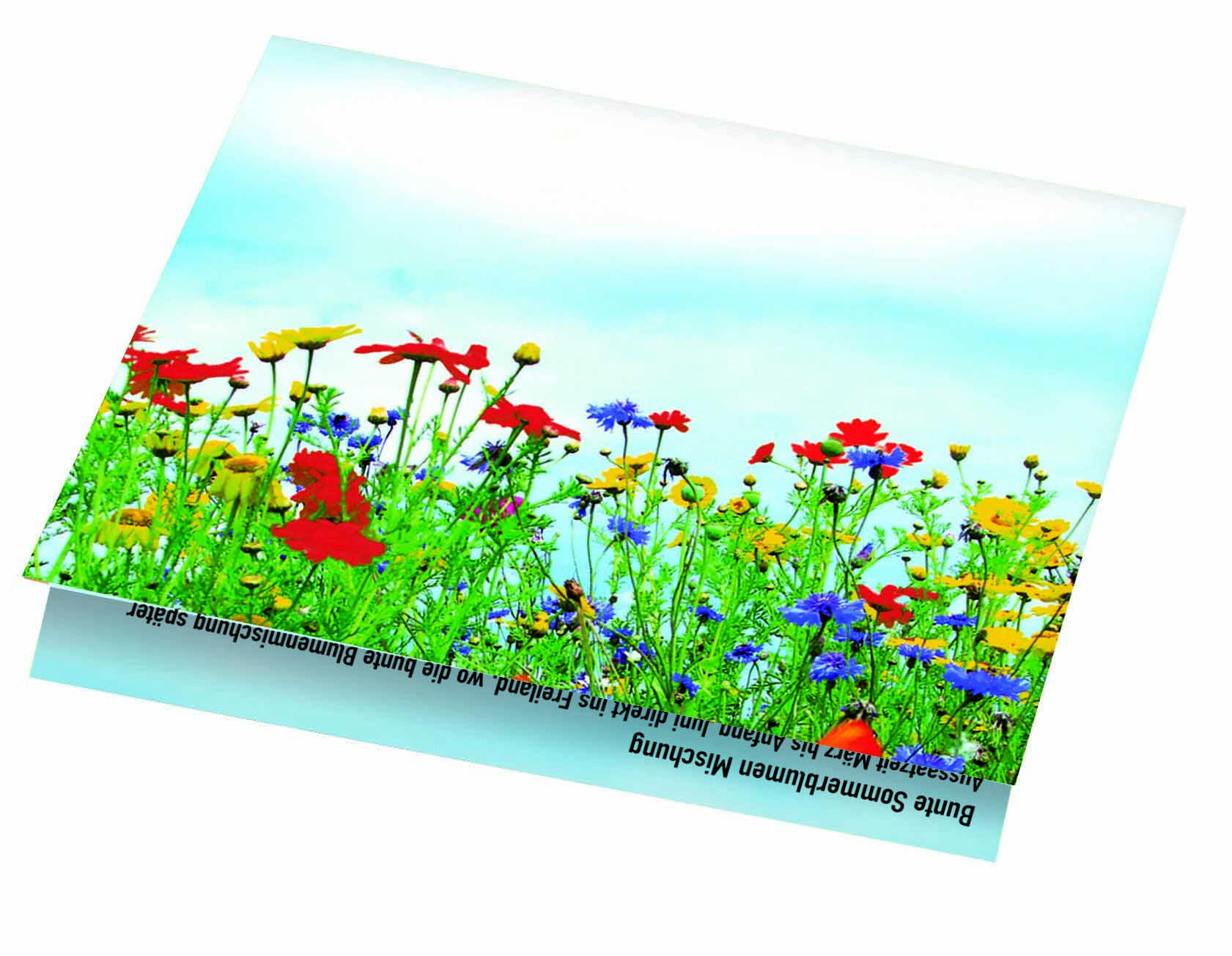 Klappkärtchen Blumenstrauß
