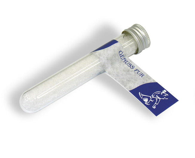 Reagenzglas Meersalz