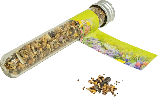 Reagenzglas Bienenbuffet